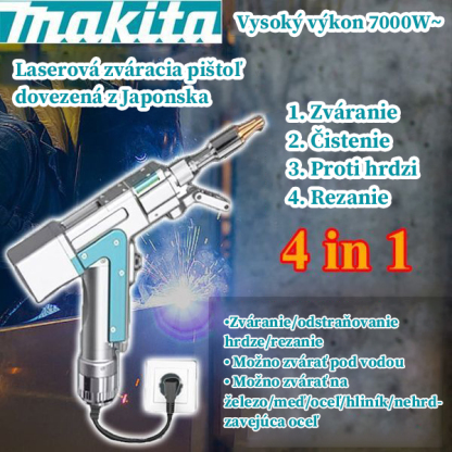 Laserový zvárací stroj (tri v jednom) najnovší model Milwaukee 2024 zváranie + rezanie + odstraňovanie hrdze 8000W