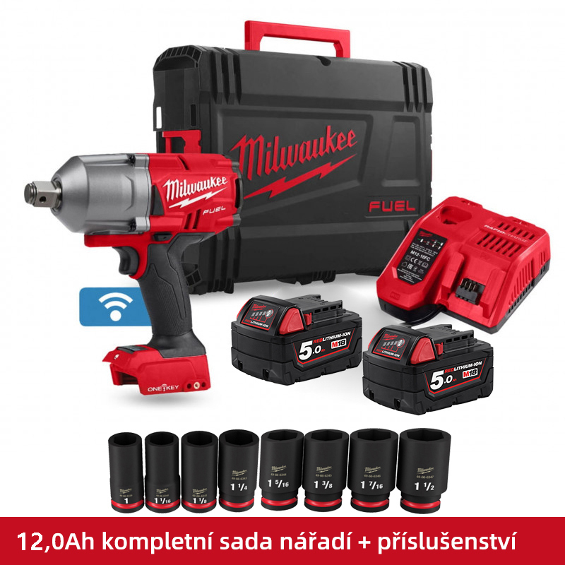 [50 % zľava] Nárazový uťahovák Milwaukee 68V s lítiovou batériou Maximálny krútiaci moment 2800 NM-najnižšia zľava v histórii