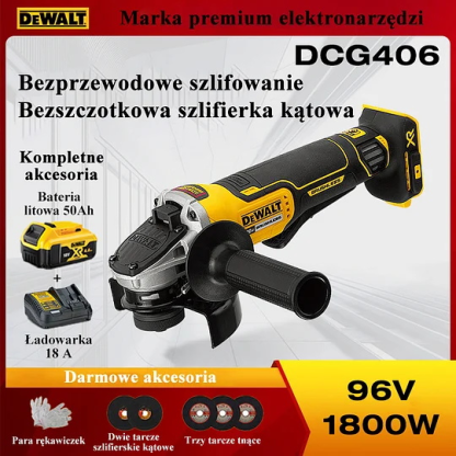 DCG406 Bezszczotkowa akumulatorowa szlifierka kątowa Li-Ion，Przy składaniu zamówienia proszę podać właściwą osobę kontaktową lub adres dostawy (w tym lokalizację, ulicę, numer domu, numer telefonu lub numer telefonu komórkowego), w przeciwnym razie dostaw