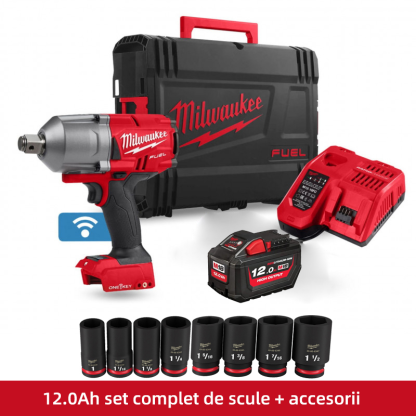 [Za pobraniem] Litowy klucz udarowy Milwaukee M18-ONEFHIWF34-502X FUEL - najniższa zniżka w historii