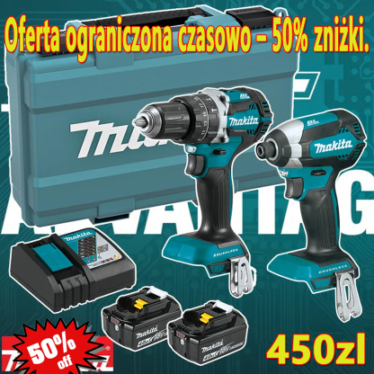 Makita XT269M 18V bezszczotkowy zestaw narzędzi akumulatorowych w promocyjnej cenie tylko 450 zł!