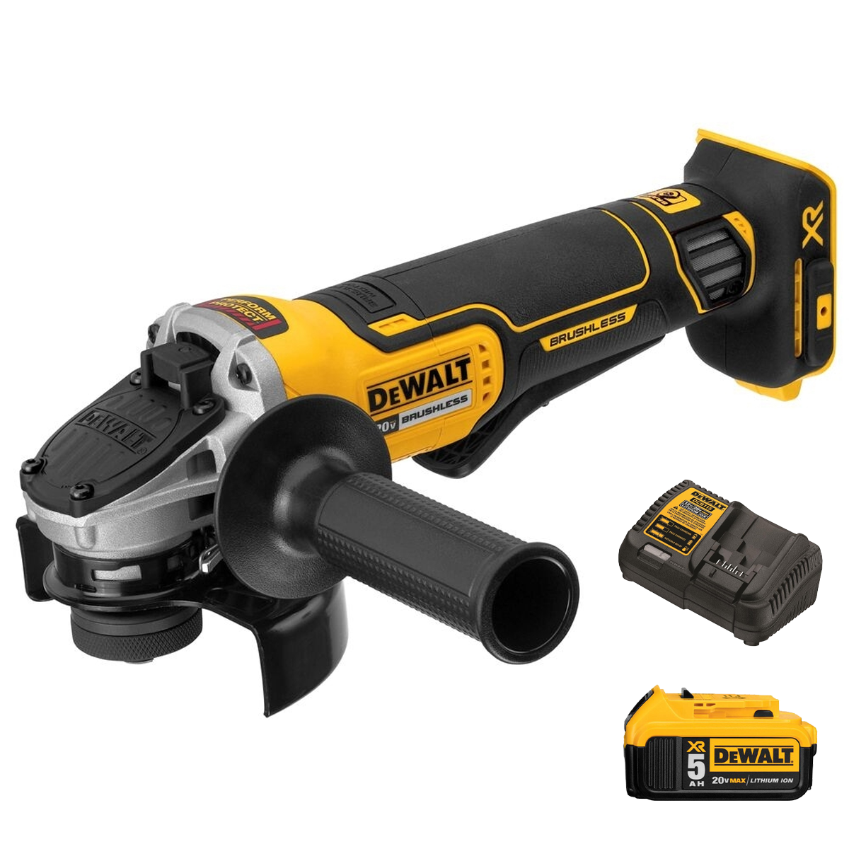 DCG406 Bezszczotkowa akumulatorowa szlifierka kątowa Li-Ion，Przy skład