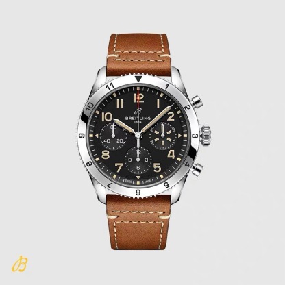 Męski zegarek z podwójną strefą czasową B04 Chronograf Niebieski 46 Oficjalny szwajcarski zegarek mechaniczny
