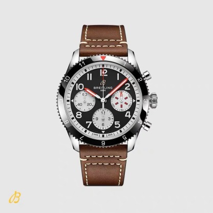 Męski zegarek z podwójną strefą czasową B04 Chronograf Niebieski 46 Oficjalny szwajcarski zegarek mechaniczny