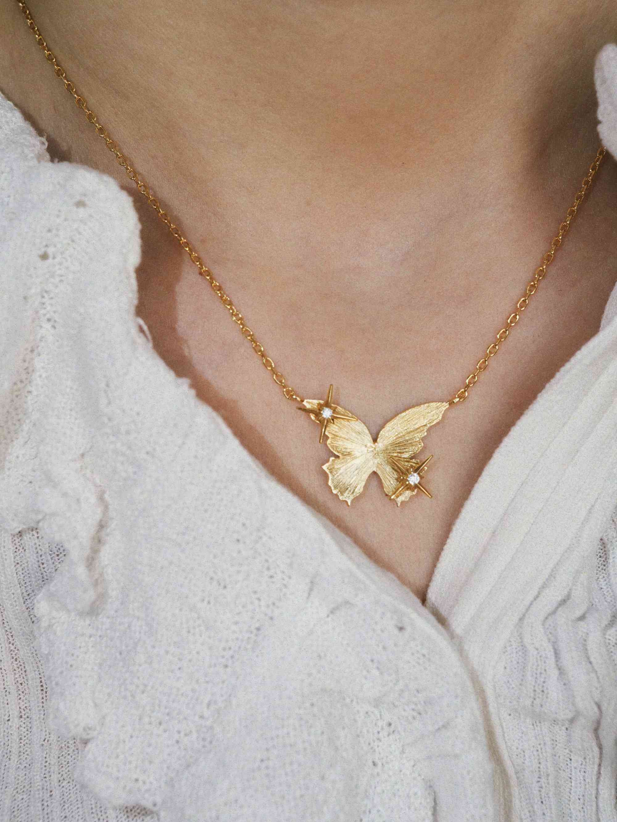 Fireflies·Butterfly Necklace from Zijuan Jewelry