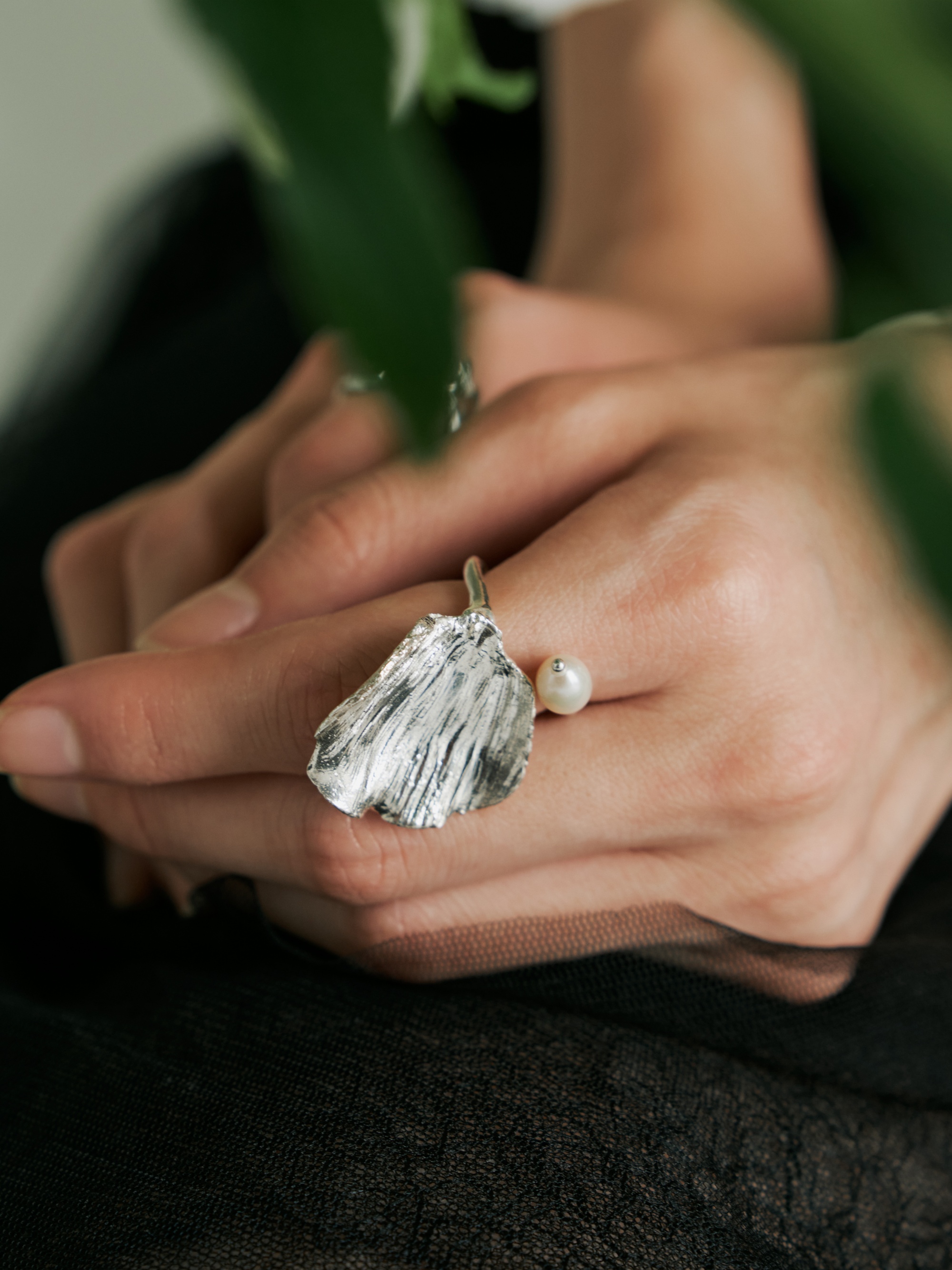 Lotus Seed Pearl Ring - Zijuan Jewelry