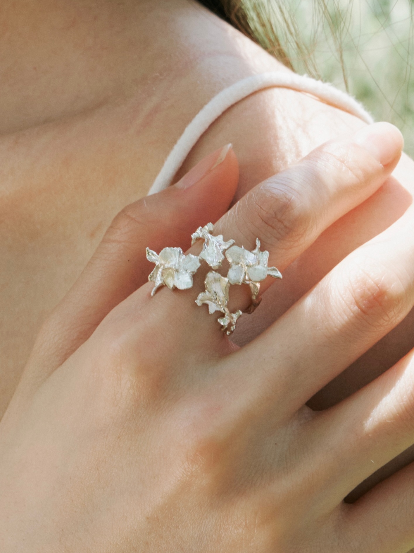 Wildflower Righto Stack Ring - Zijuan Jewelry