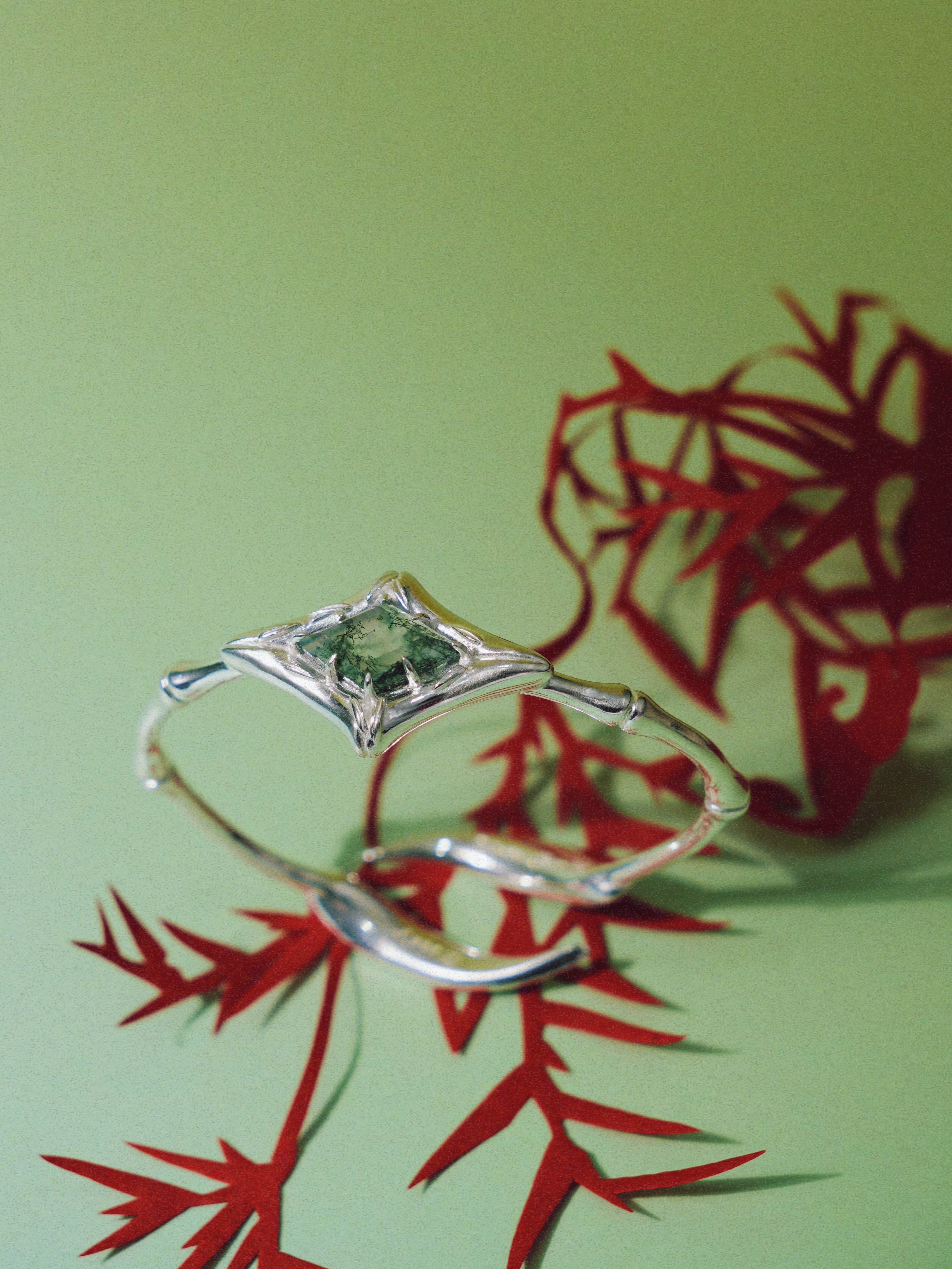 Zijuan Moss Agate Bracelet