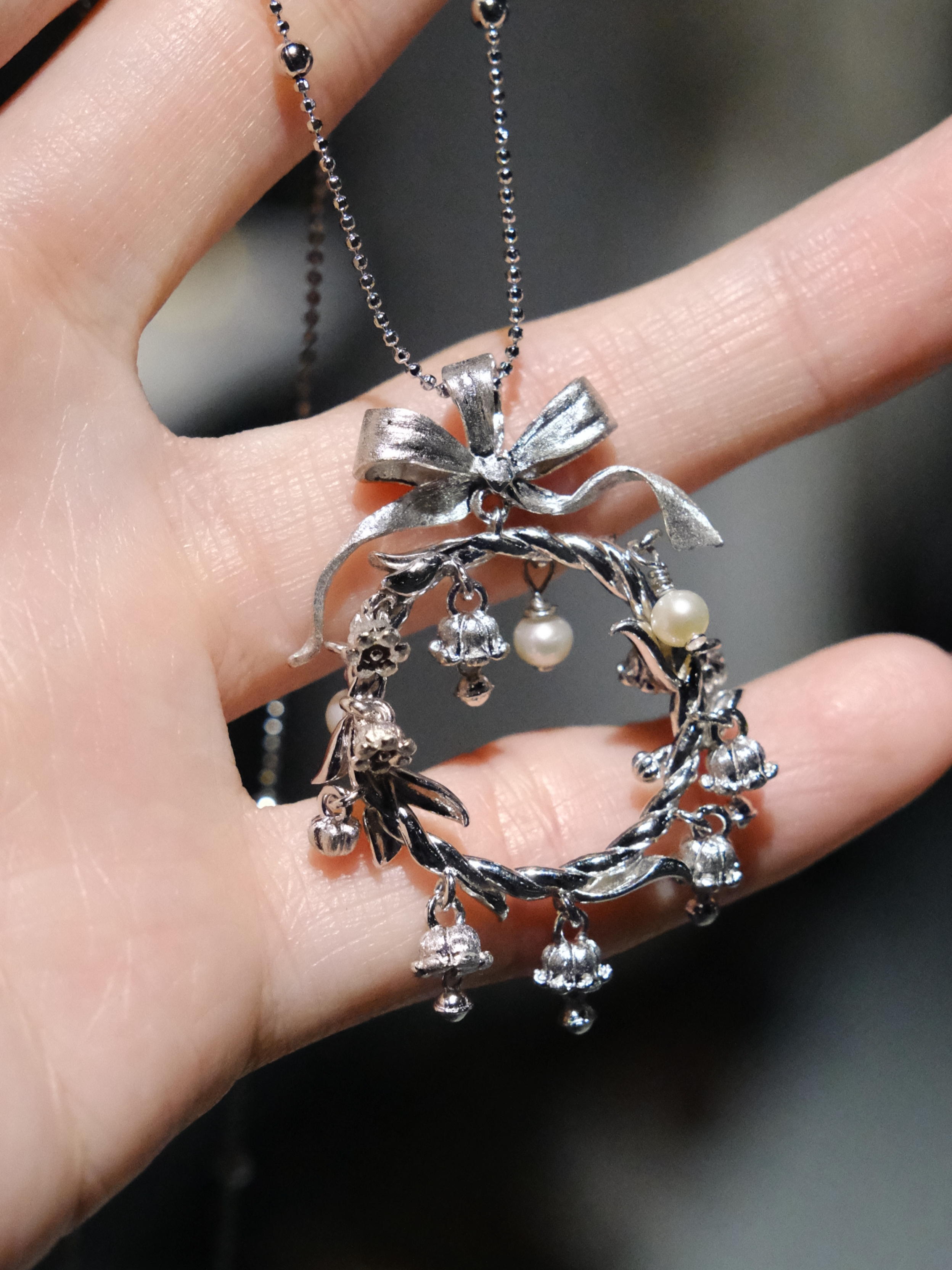 Dewbell Vine- Woven Necklace - Zijuan Jewelry