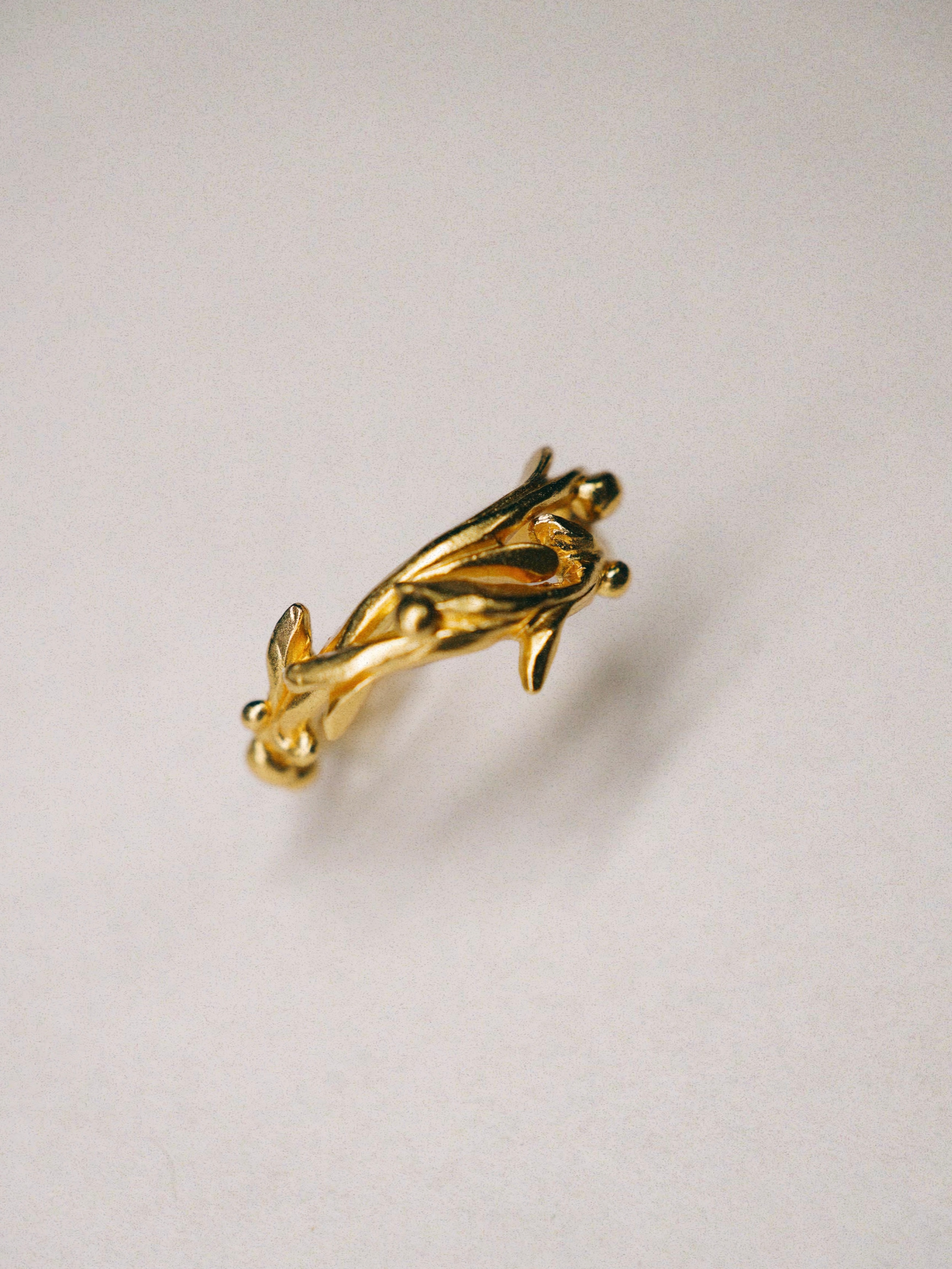 Top view Olive Essence Ring - Zijuan Jewelry