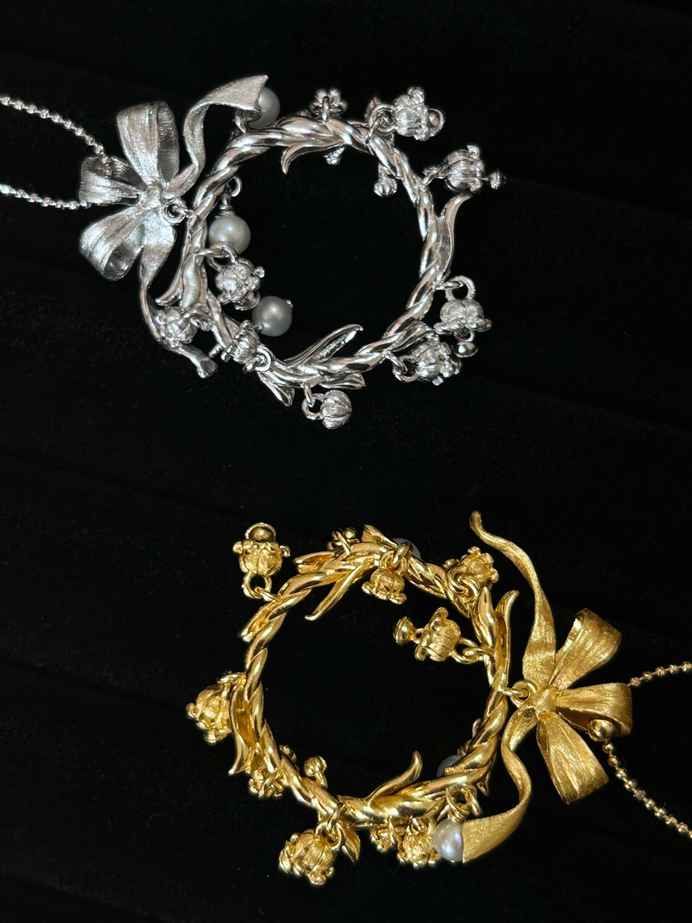 Dewbell Vine- Woven Necklace