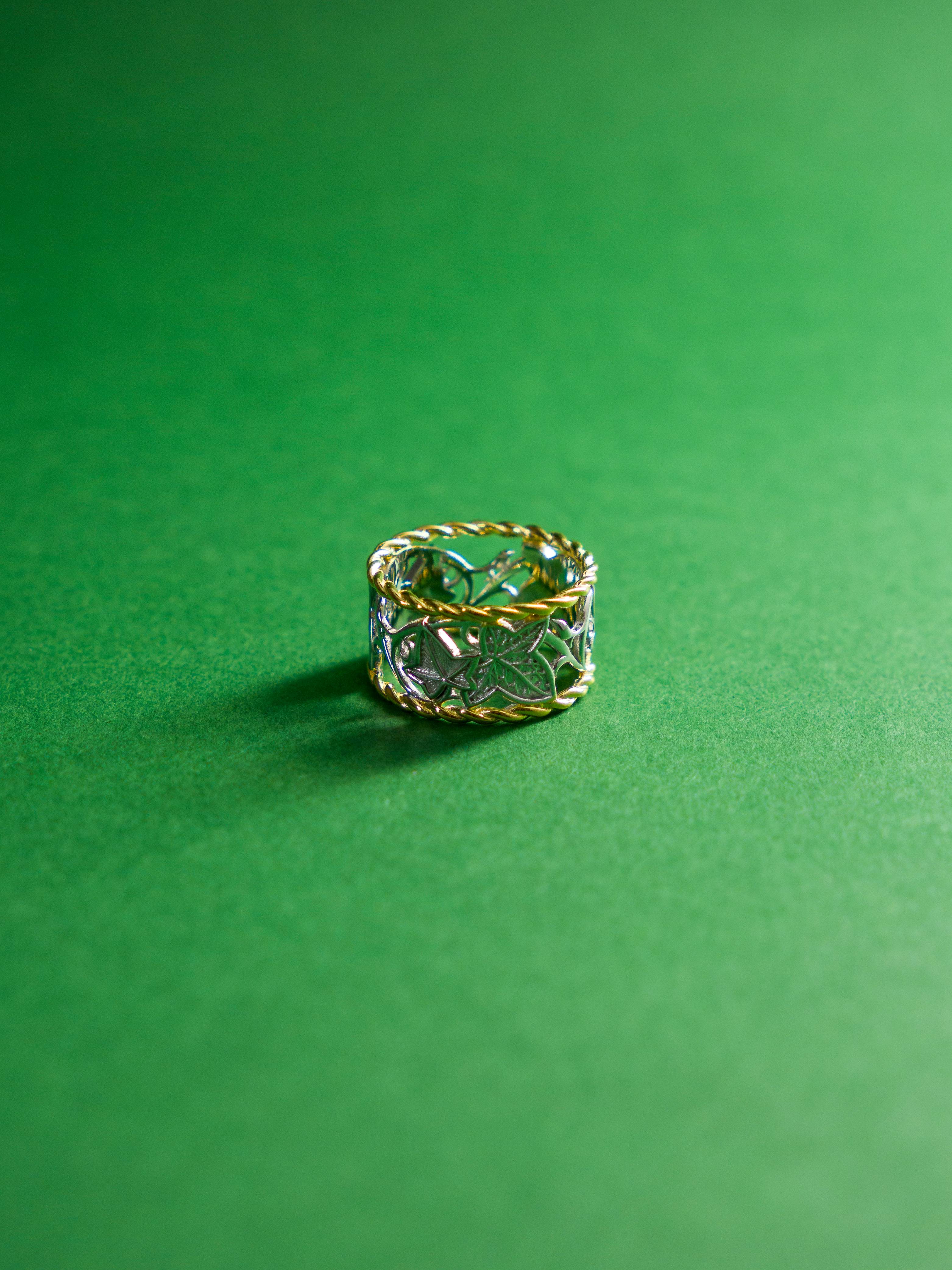 The Eternal Ivy Openwork Ring silver and gold option