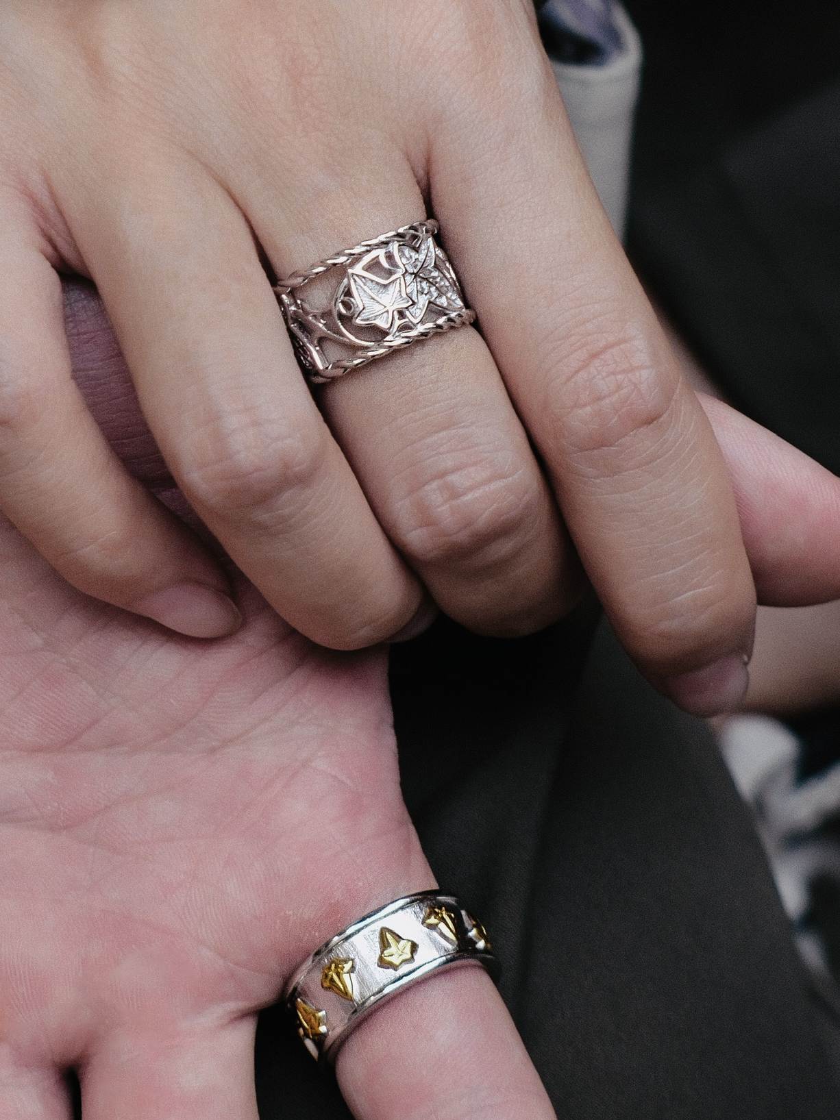 The Eternal Ivy Openwork Ring and the Relief Ring