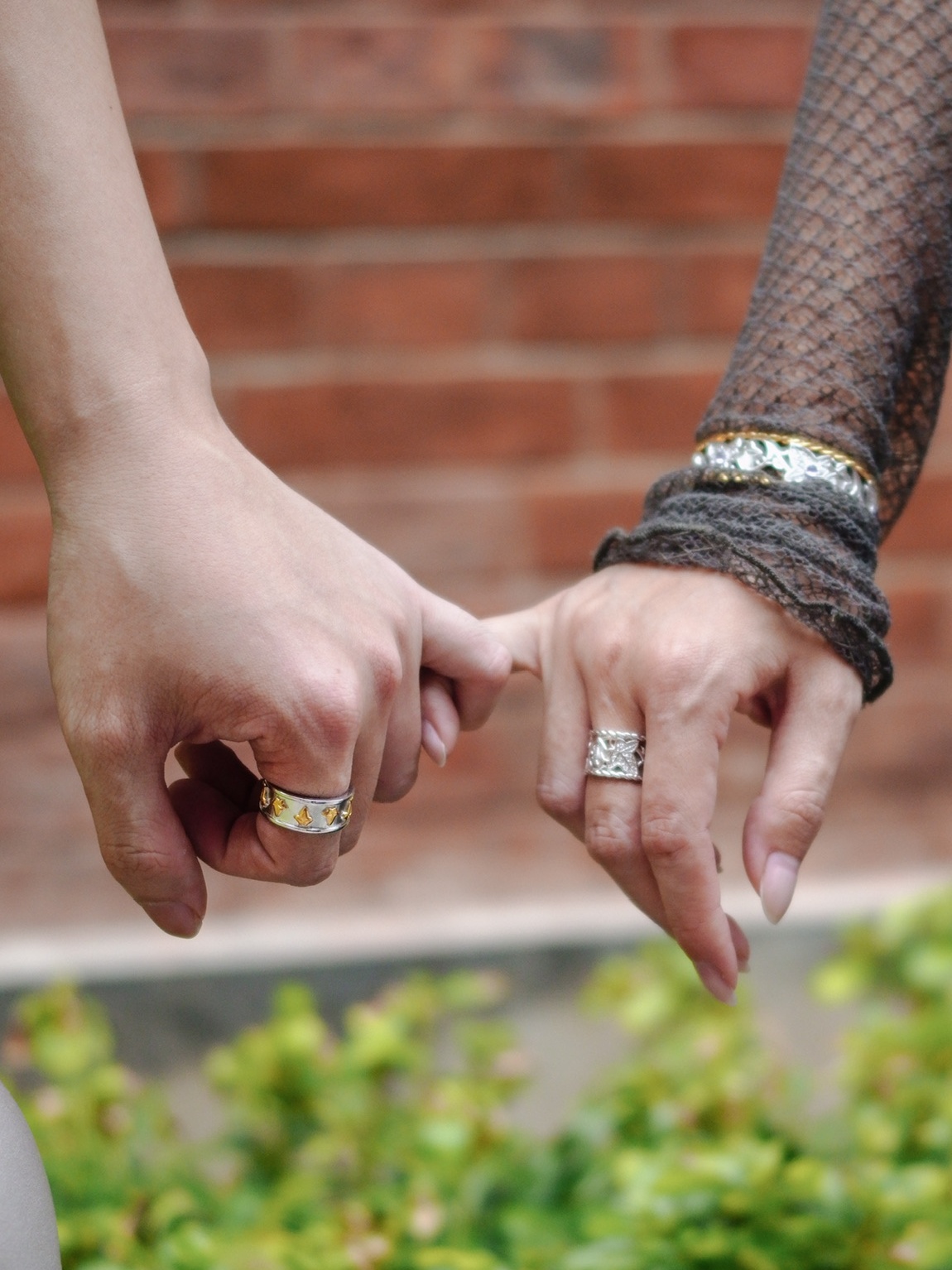 The rings and bracelet from The Eternal Ivy Collection