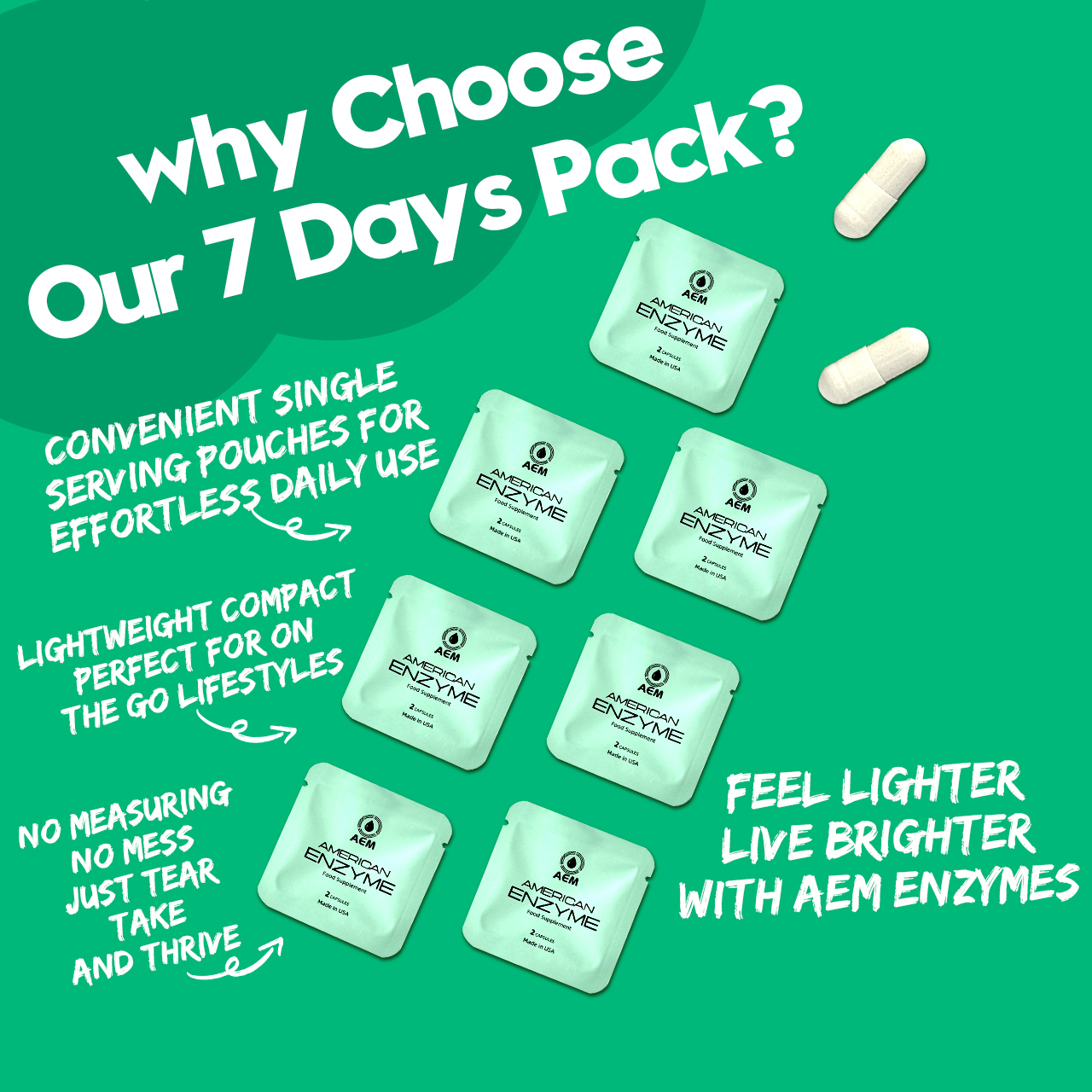 AMERICAN ENZYME-7 Day Supply