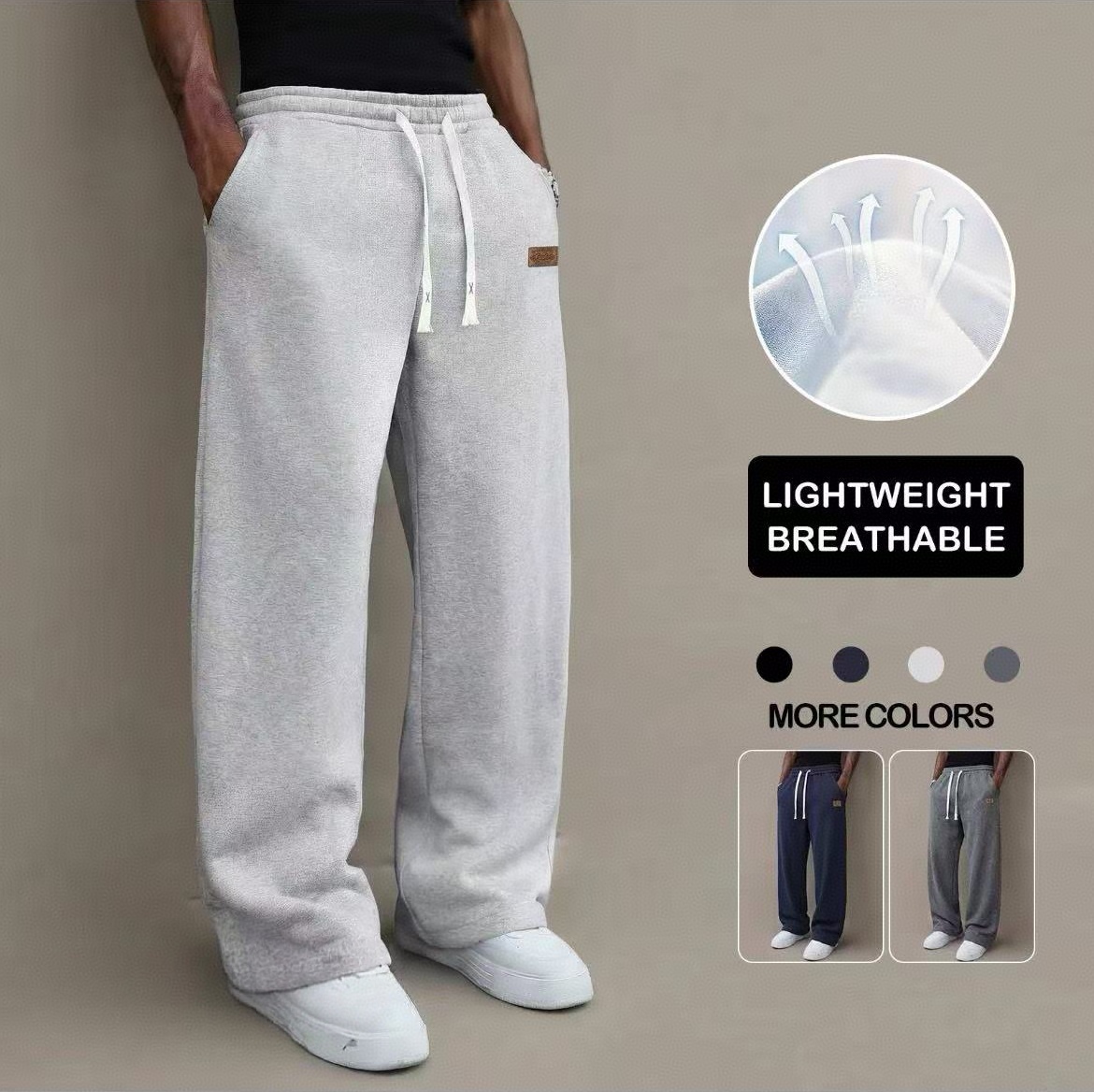 Ultra‑Comfort Men’s Loose Casual Pants