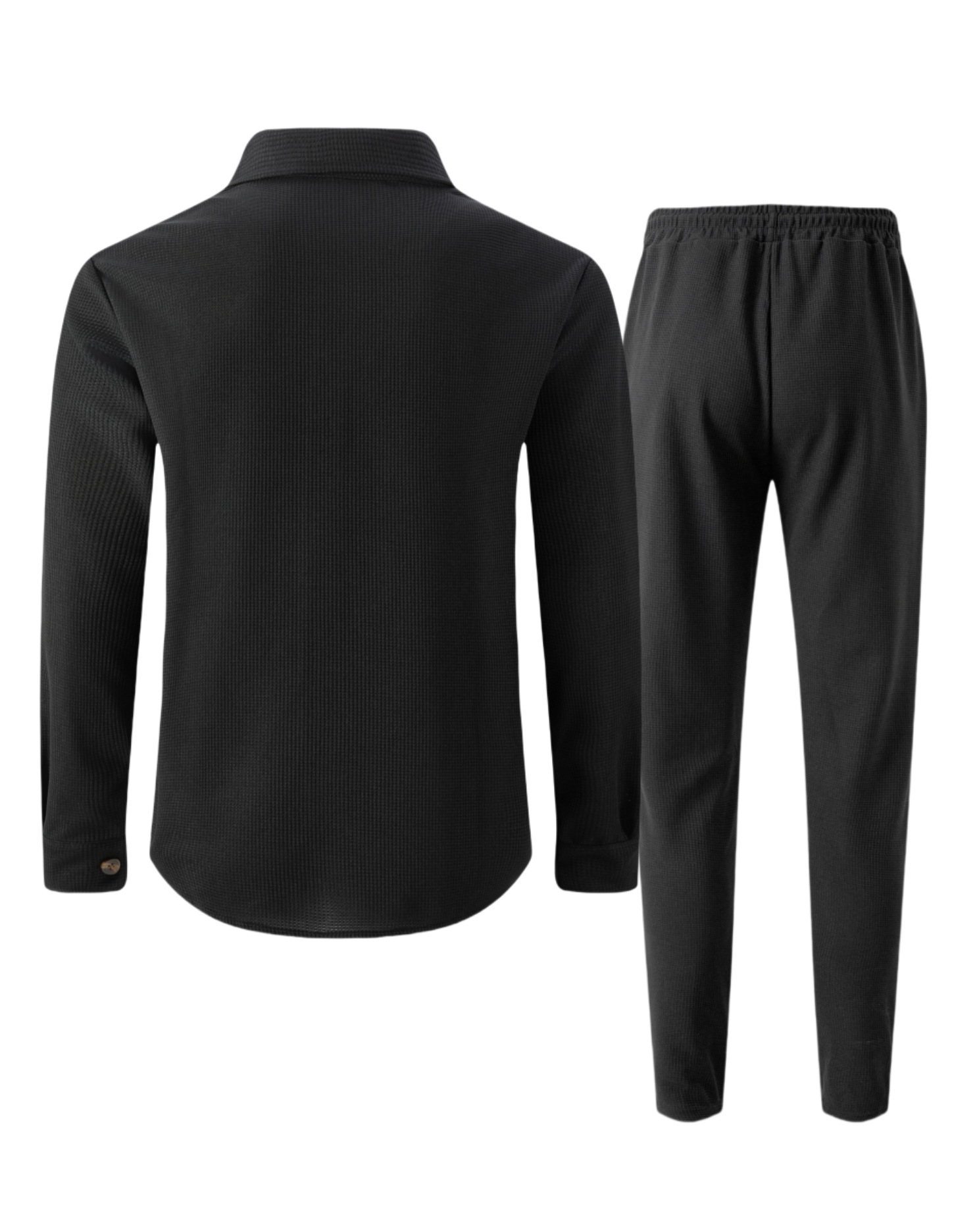 Men's waffle two-piece set