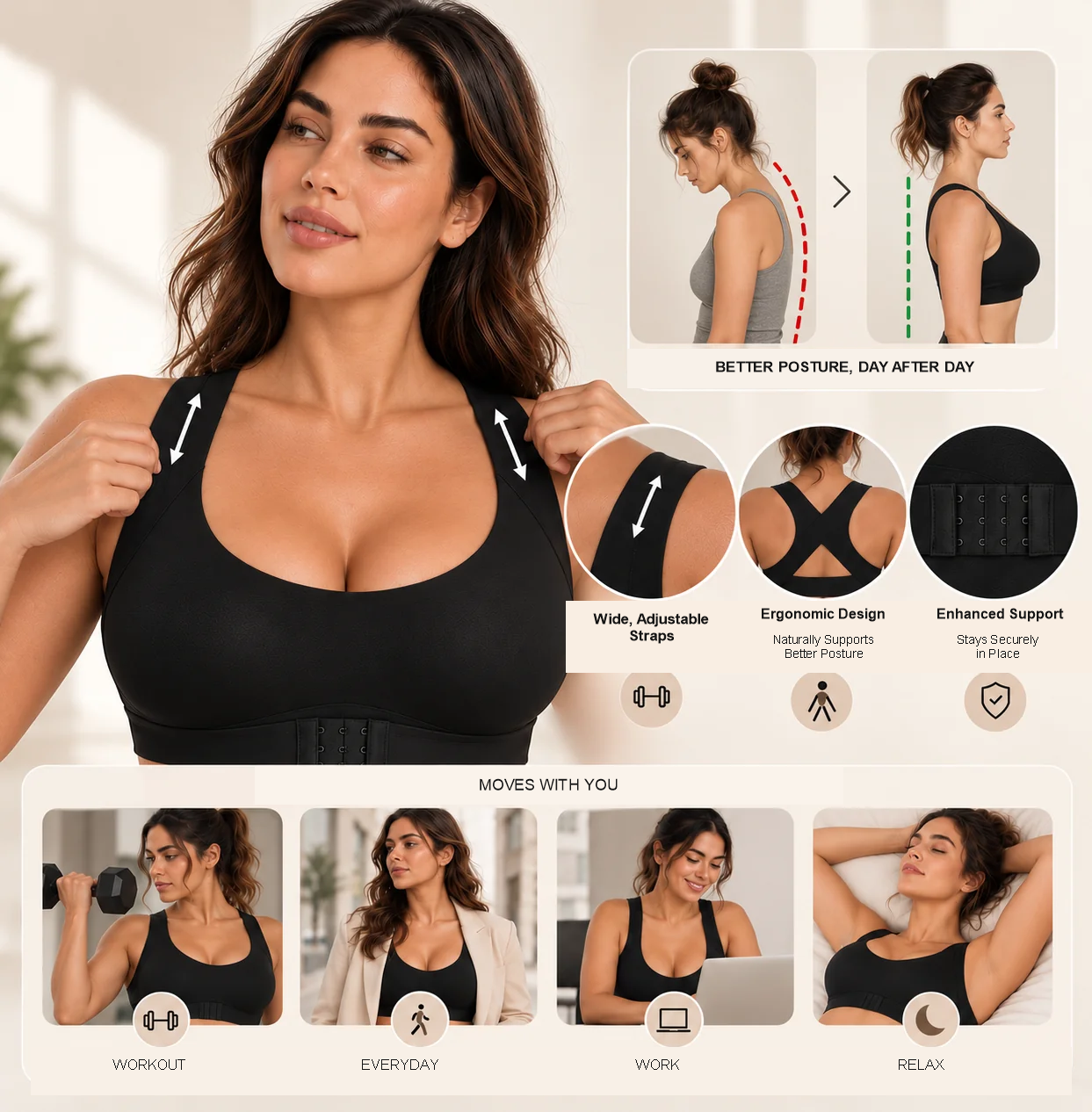 Posture Support Bra — BUY 1, GET 1 FREE! 🎁💖