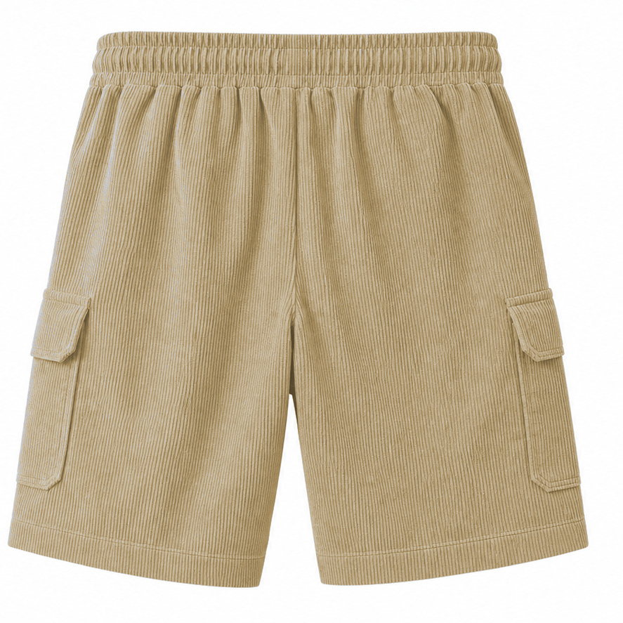 Big & Tall Corduroy Cargo Shorts Limited  