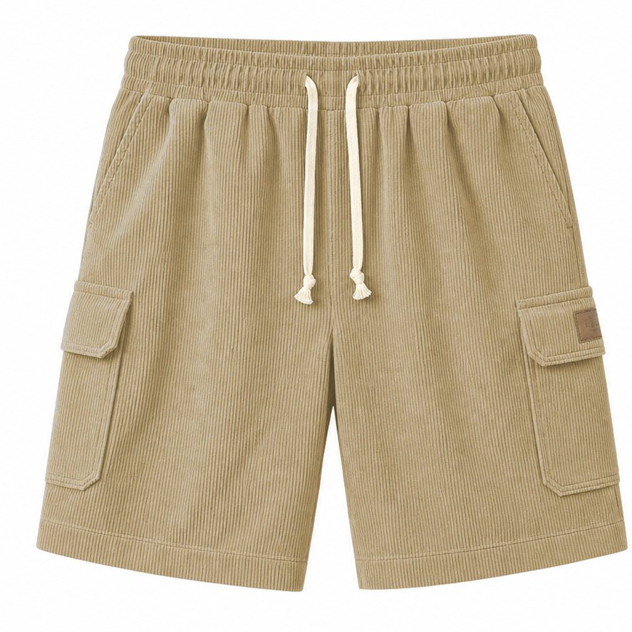 Big & Tall Corduroy Cargo Shorts Limited  