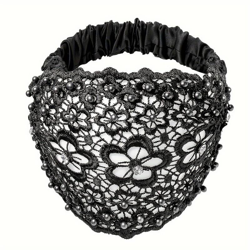 🔥Hot Sale Promotion 49% OFF🎁3pcs Set Boho-chic Crystal & Pearl Embellished Wide Headbands for Women – Luxury Hair Accessories, Ideal for Weddings, Vacations & Daily Styling