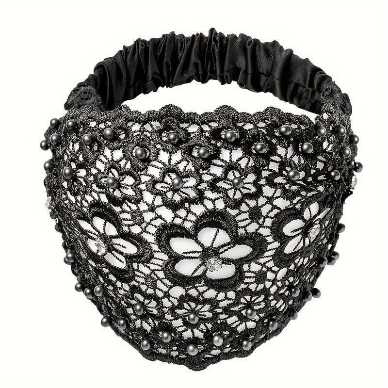 🔥Hot Sale Promotion 49% OFF🎁3pcs Set Boho-chic Crystal & Pearl Embellished Wide Headbands for Women – Luxury Hair Accessories, Ideal for Weddings, Vacations & Daily Styling