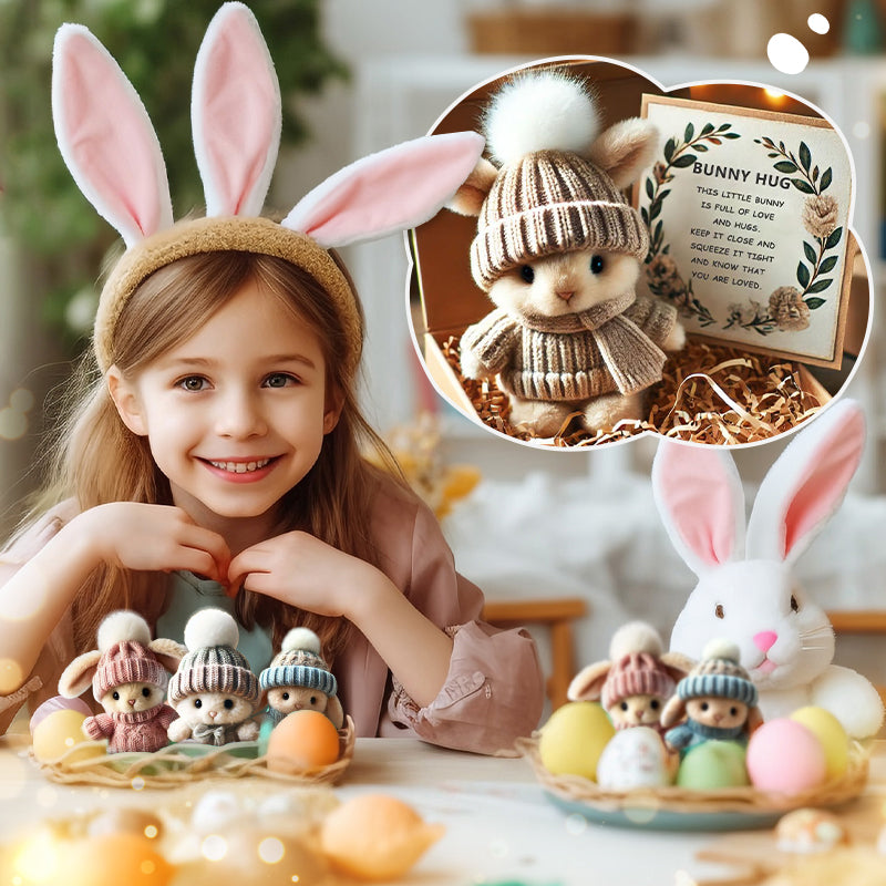 🔥Easter Hot Sale 38% OFF🐇- Handmade Mini Bunny Hug Cute Easter Gift🎁