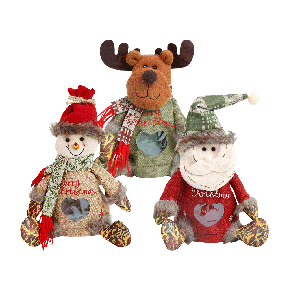 Christmas Gift Bags Zipper Design