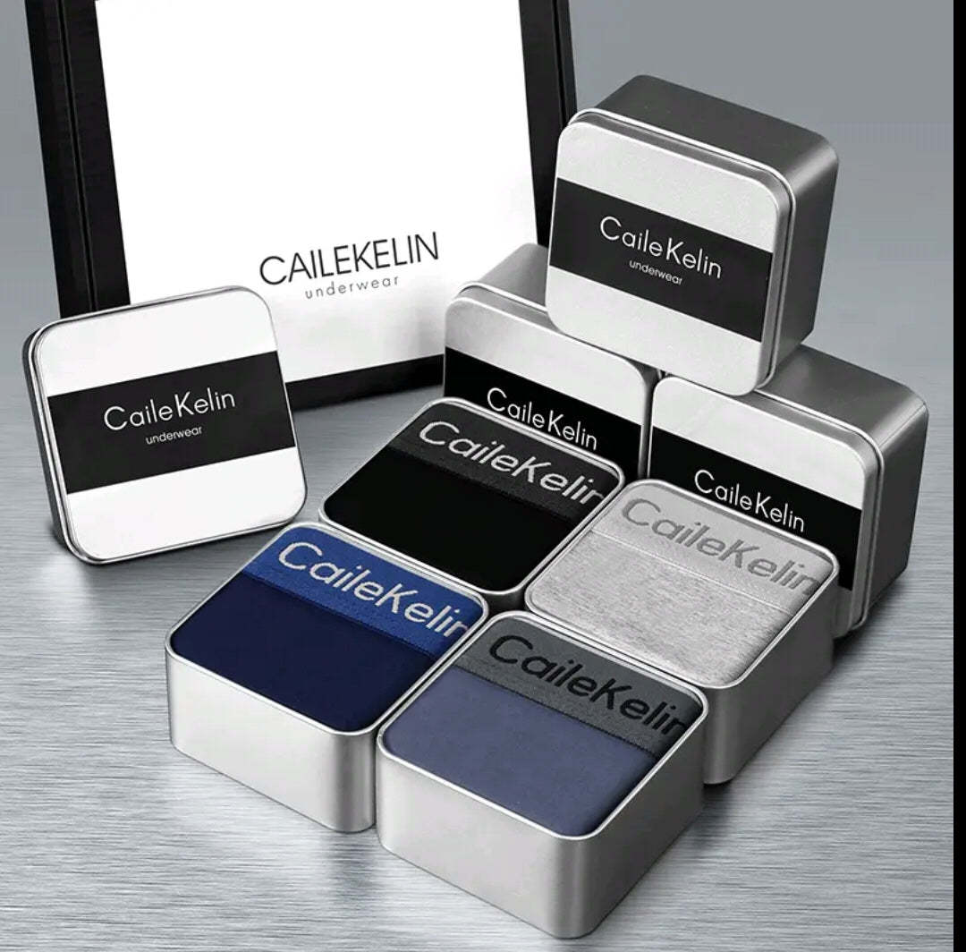 Men's Soft Breathable Boxer Briefs - 4 PCS Set cailekelin