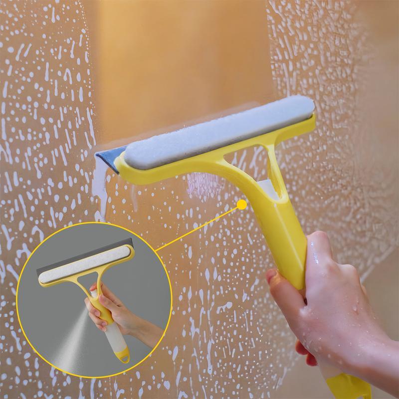 🔥Last Day 2nd Save 66%!🧼QIAWI™ 3-in-1 Window Cleaning Scraper, Squeegee & Spray Scrubber