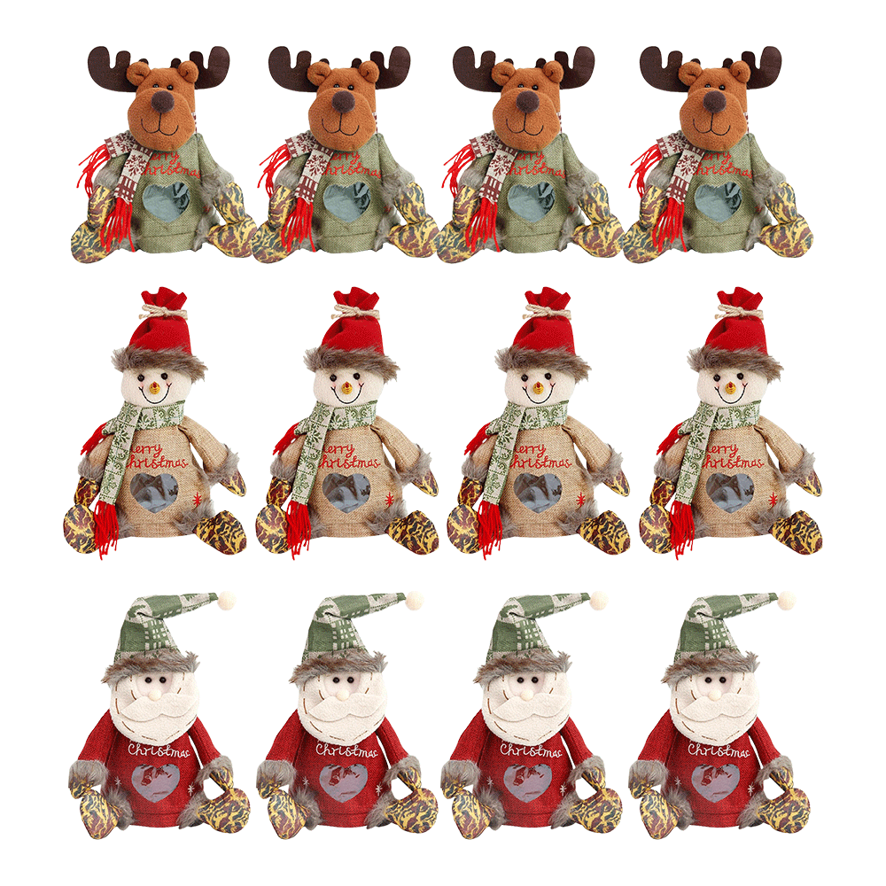 Christmas Gift Bags Zipper Design