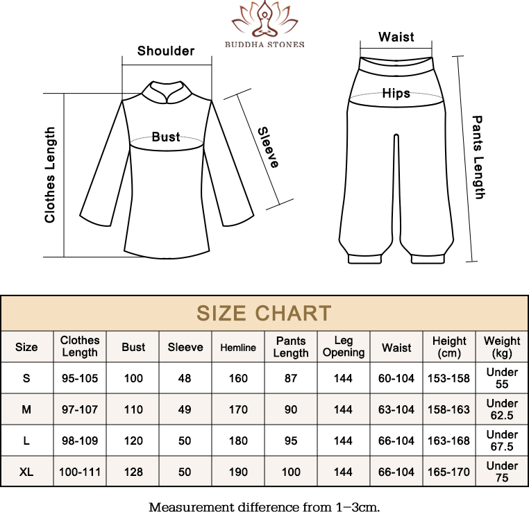 Buddha Stones 3Pcs Yoga Chiffon Clothing Uniform Meditation Zen Practice Women's Set Clothes BS 1
