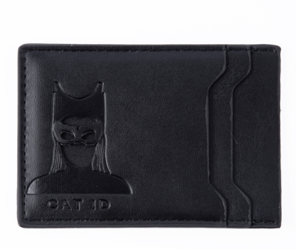 Minimalist Yet Bold – Bat ID RFID-Blocking Leather Wallet for Men