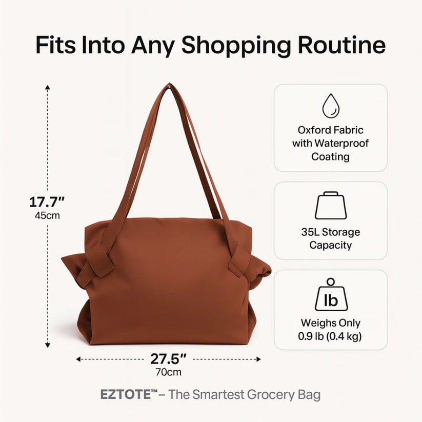 One-Trip Lay-Flat Grocery Tote
