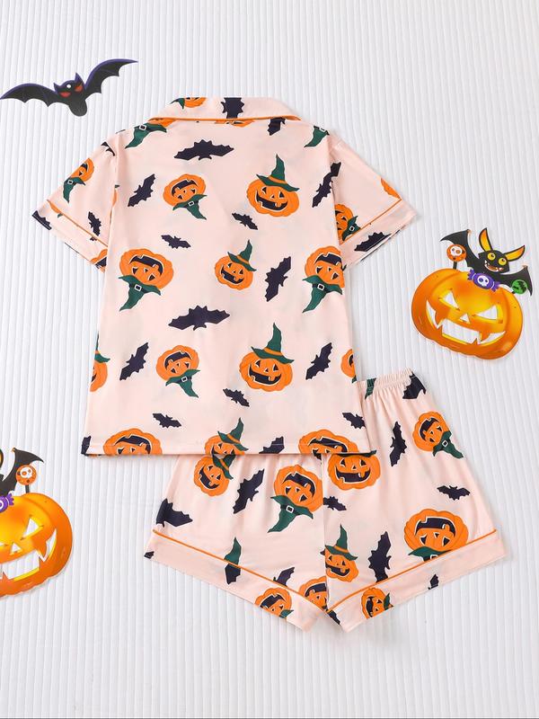 Women's Halloween Pajama Set 