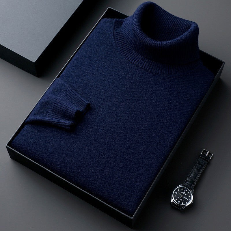 2025 New Arrivals Men's Classic Turtleneck Cashmere Sweater