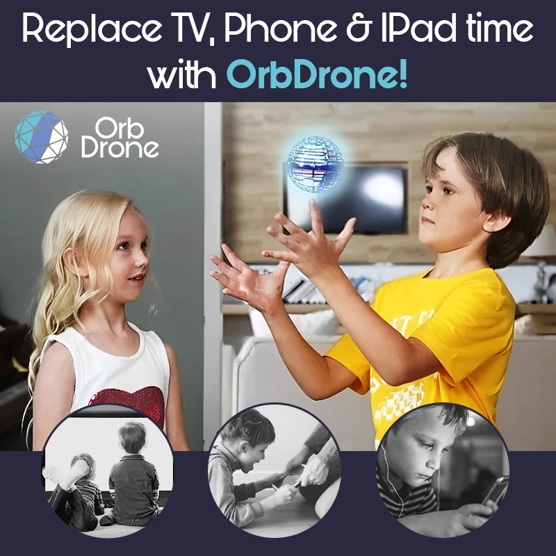 OrbDrone – 🎄Christmas Sale-50% OFF🎁 Flying Orb Pro Spinner Mini Drone
