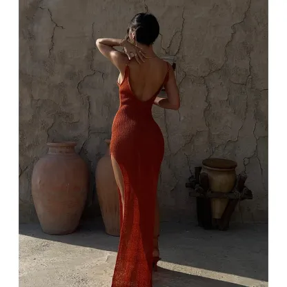 Sexy long dress for Christmas dinner