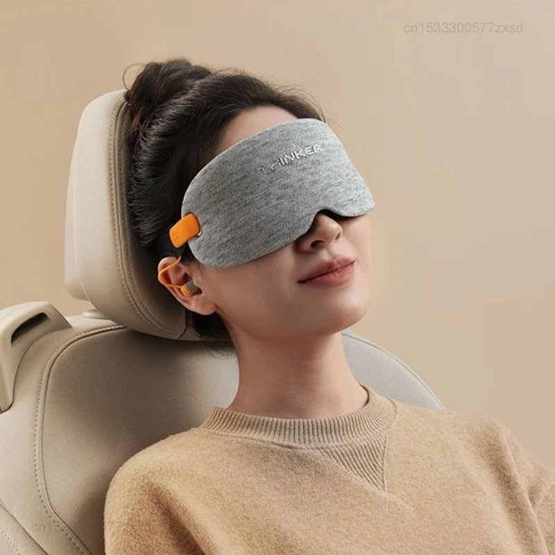 Sleep aid, light-blocking and noise-reducing eye mask with earplugs