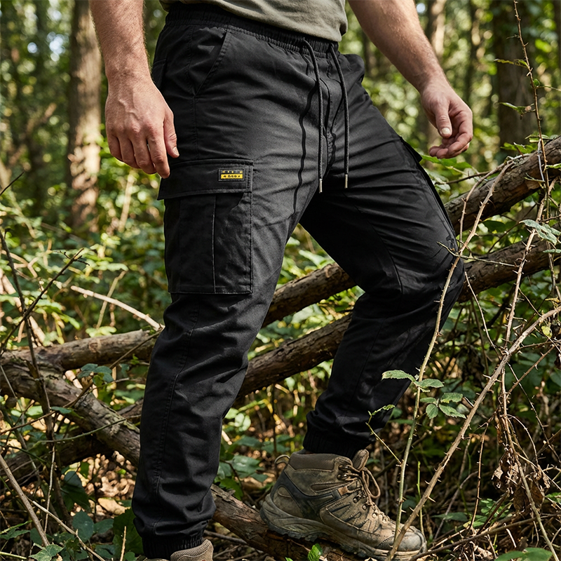 👖 50% OFF NOW!🛠️ Men's Work Pants Cargo Sweatpants – Tapered Joggers & Drawstring – Multi-Pocket Streetwear 🔥