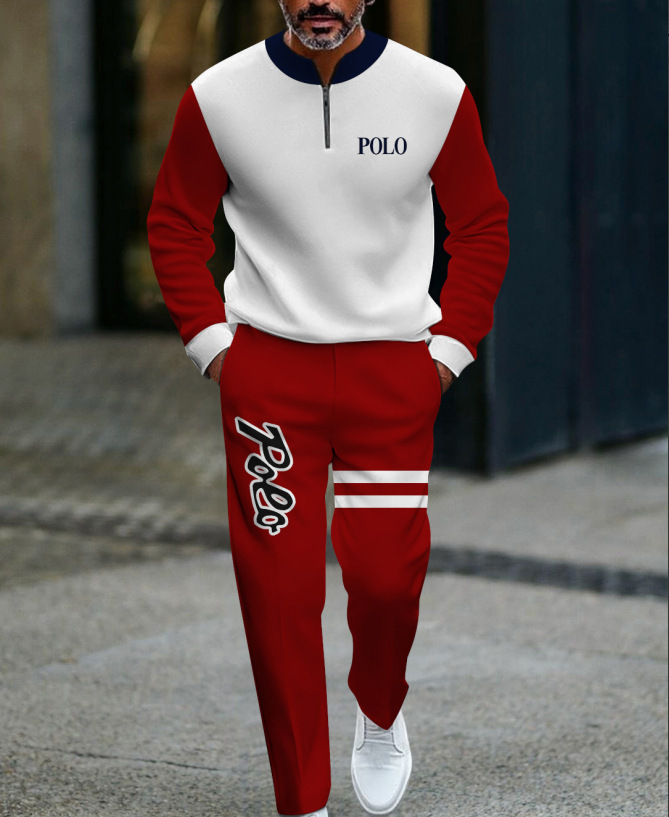 🧢 Men’s Zip Pullover Tracksuit – New Arrival