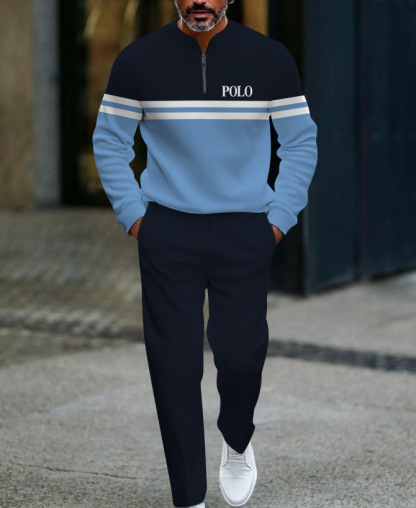 🧢 Men’s Zip Pullover Tracksuit – New Arrival