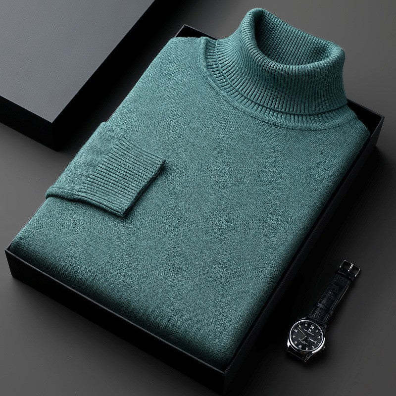 2025 New Arrivals Men's Classic Turtleneck Cashmere Sweater