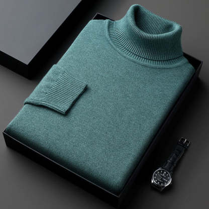 2025 New Arrivals Men's Classic Turtleneck Cashmere Sweater