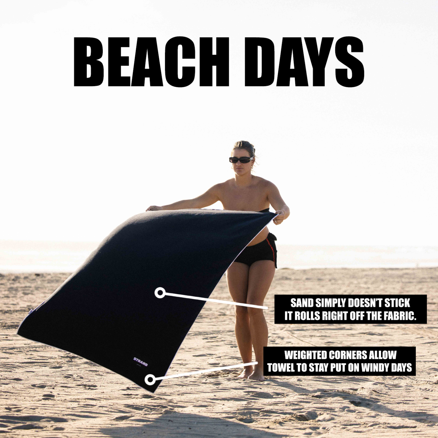 Magnet Towel - Slate 2 Pack