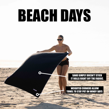Magnet Towel - Slate 2 Pack