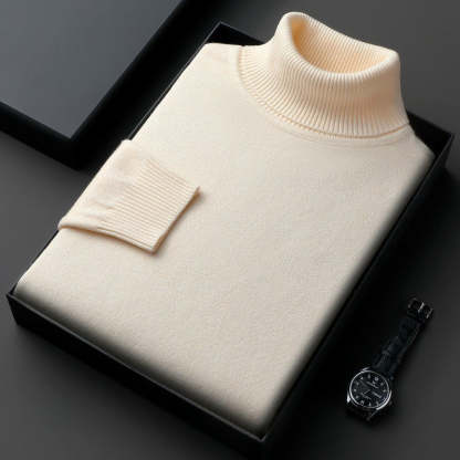 2025 New Arrivals Men's Classic Turtleneck Cashmere Sweater