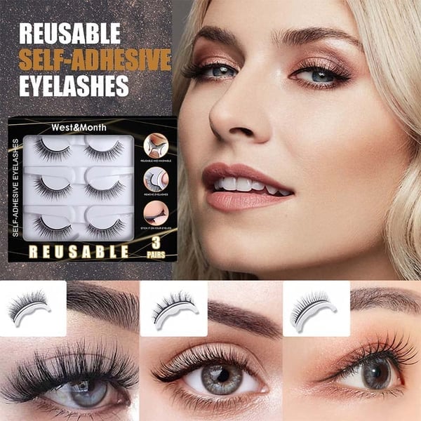 🔥Mother's Day Hot Sales- 49% OFF🎁🎉Reusable Adhesive Eyelashes