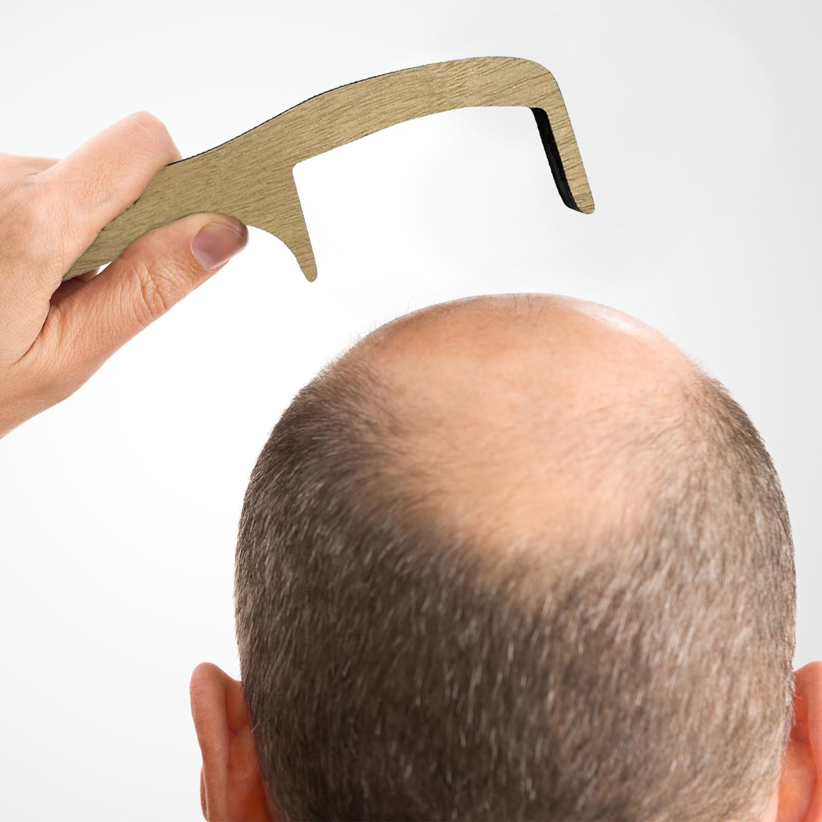 Bald Man Wooden Comb – Funny Gift for Laughs