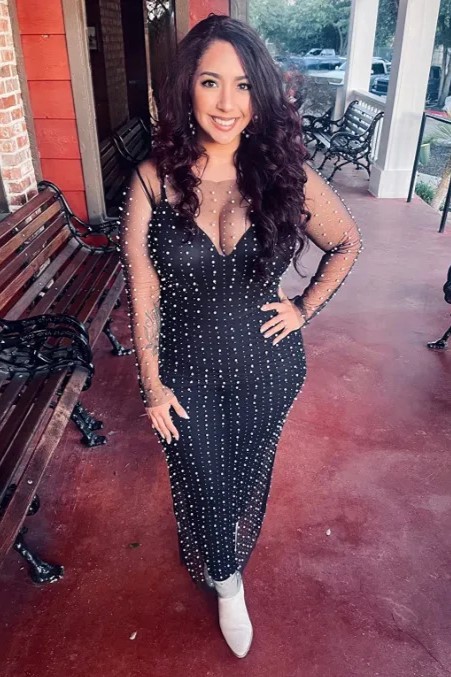 Elegant Rhinestone Mesh Overlay & Black Slip Dress Set (Buy 2 Free Shipping)